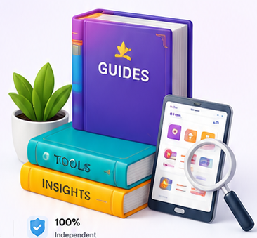 Guide books, tools and mobile phone